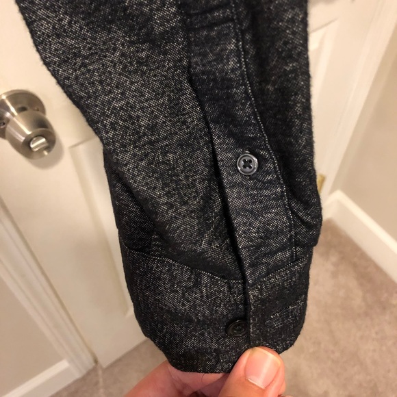 Black Denim Supreme Long-Sleeve Button Down Shirt (size Large) - Picture 6 of 8